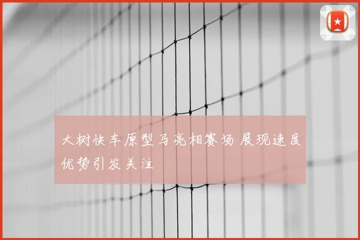 大树快车原型马亮相赛场 展现速度优势引发关注