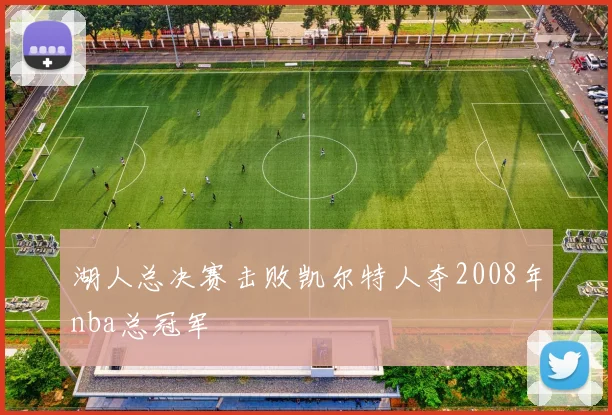 湖人总决赛击败凯尔特人夺2008年nba总冠军